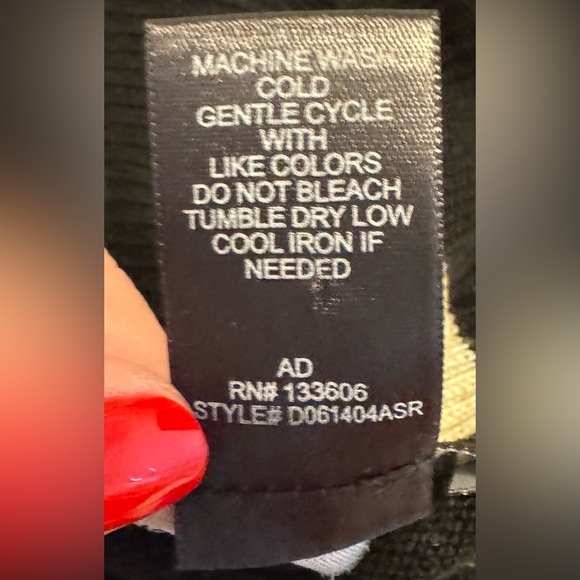 Ashley Stewart Women’s Black and White Striped Asymmetrical Dress Size 14/16 - Picture 9 of 9